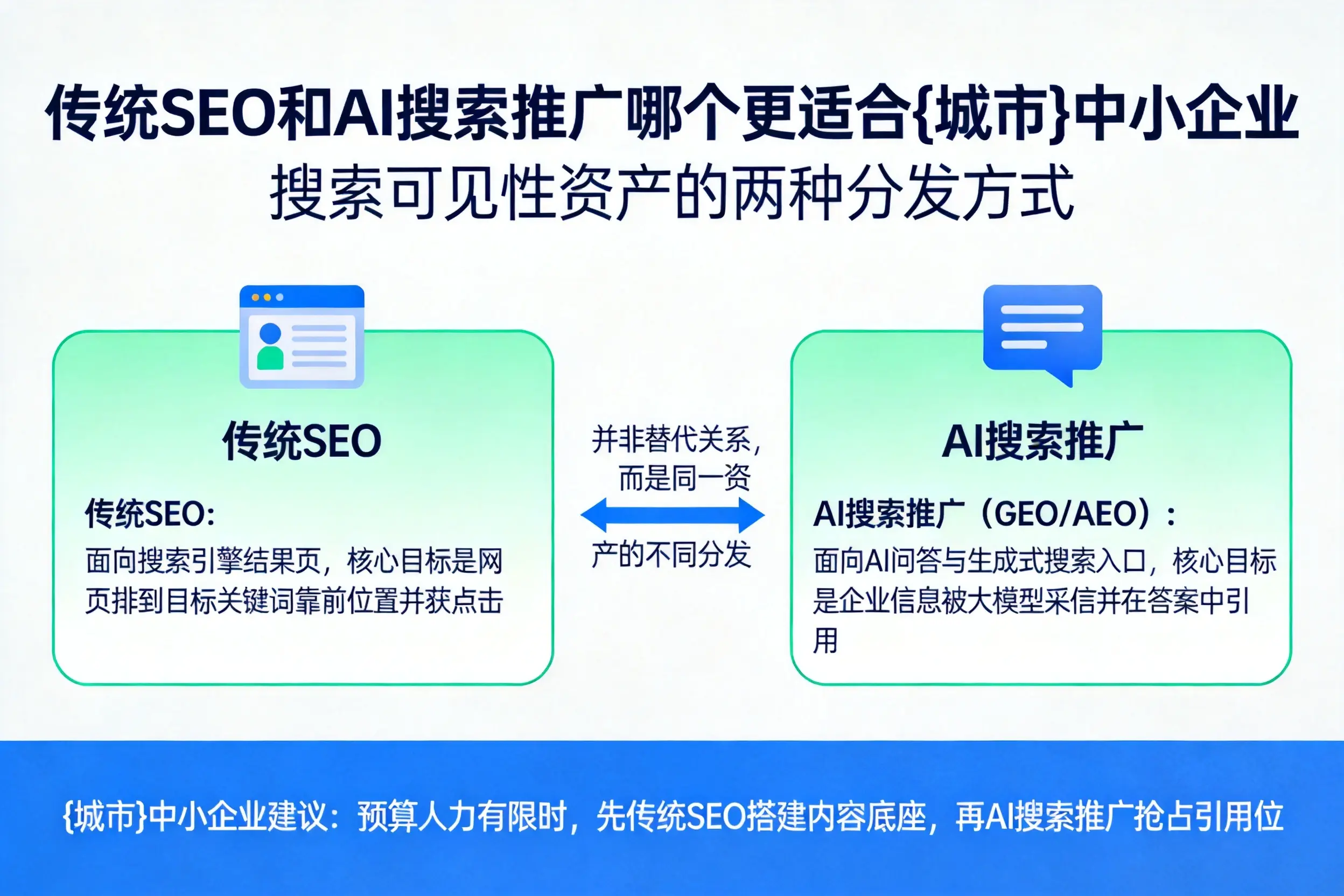 传统SEO和AI搜索推广哪个更适合信阳中小企业