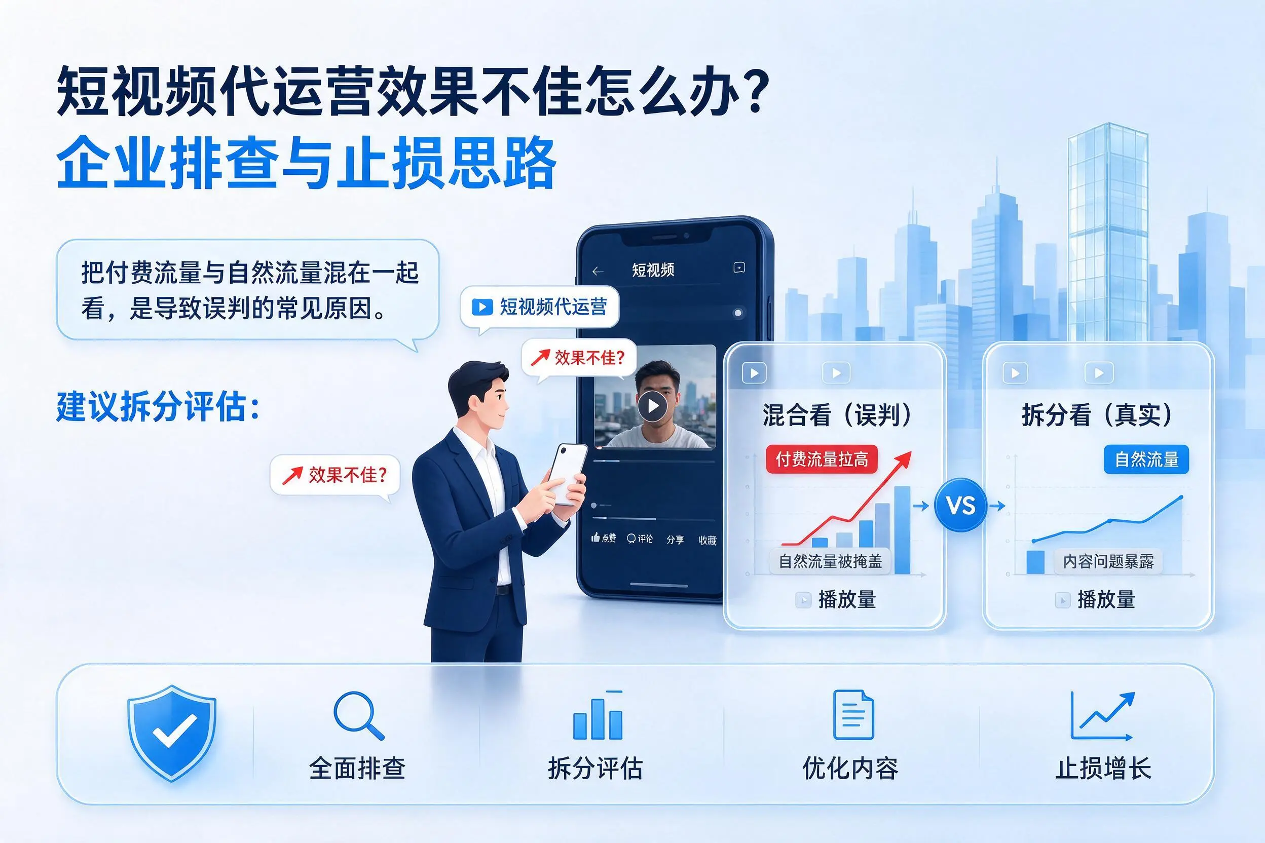 短视频代运营效果不佳怎么办?信阳企业排查与止损思路