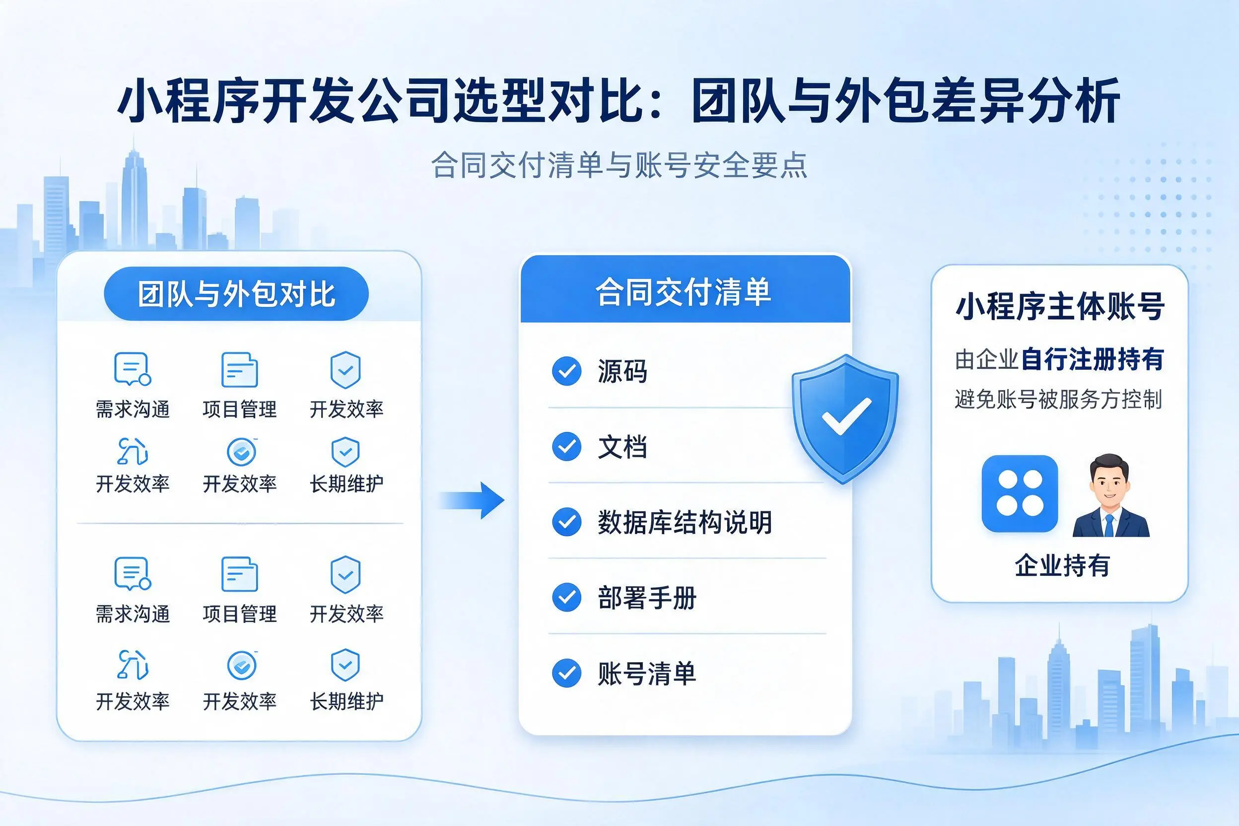 信阳小程序开发公司选型对比：团队与外包差异分析