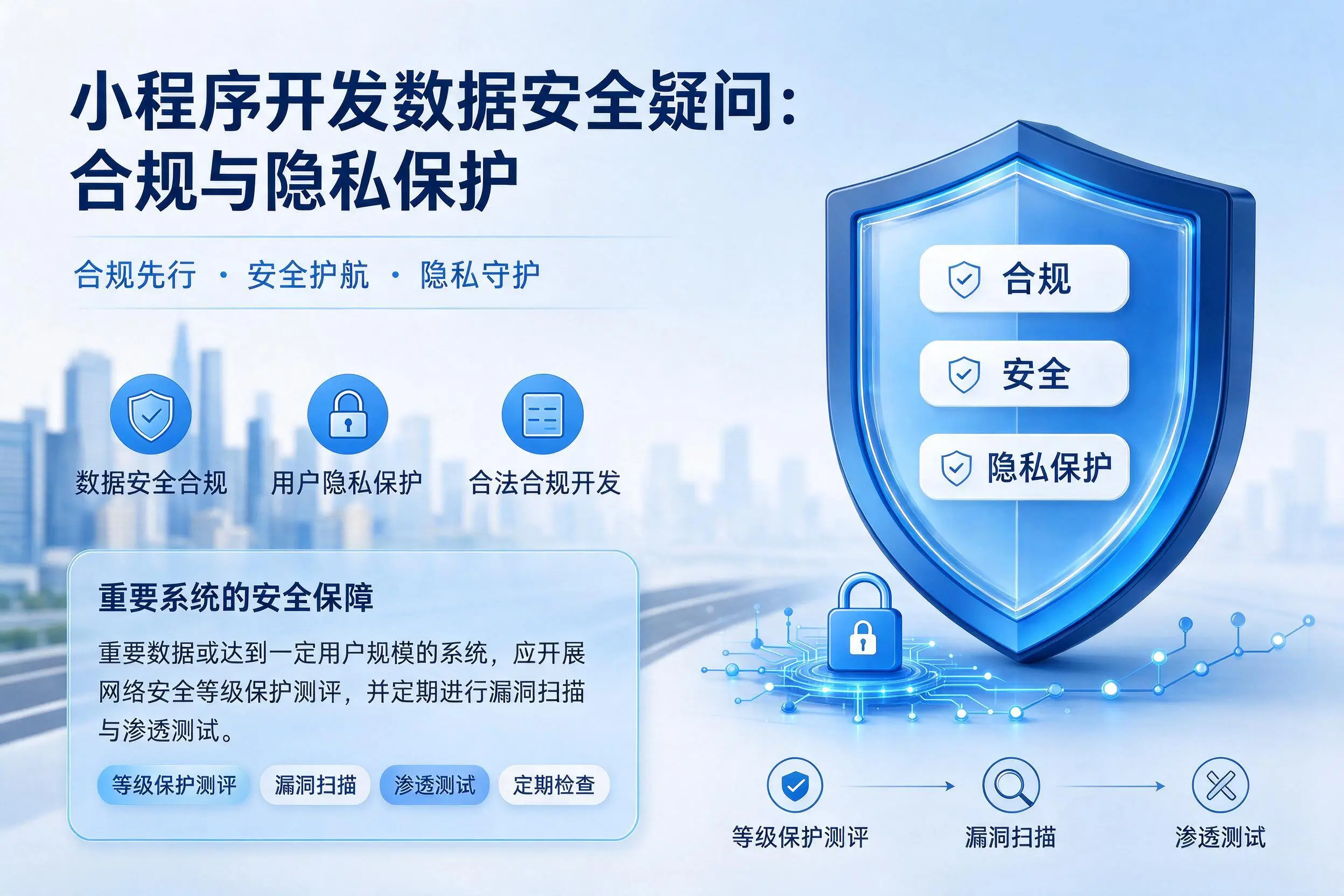 信阳小程序开发数据安全疑问：合规与隐私保护