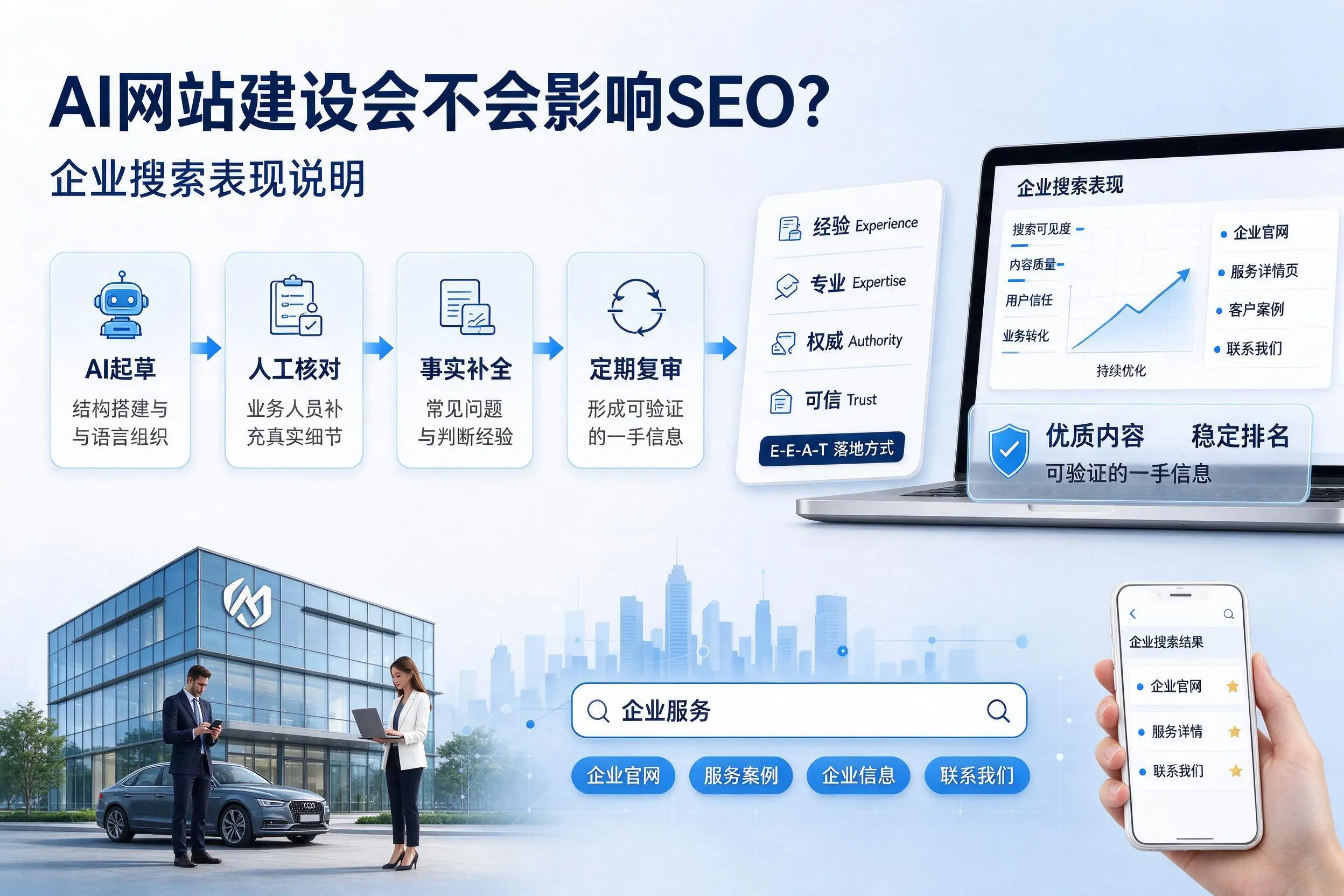 AI网站建设会不会影响SEO?信阳企业搜索表现说明